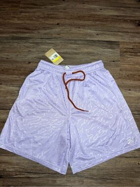 Nike SB Flytrap Lilac Camo Patterned Athletic Shorts Loose Fit Mens Size S